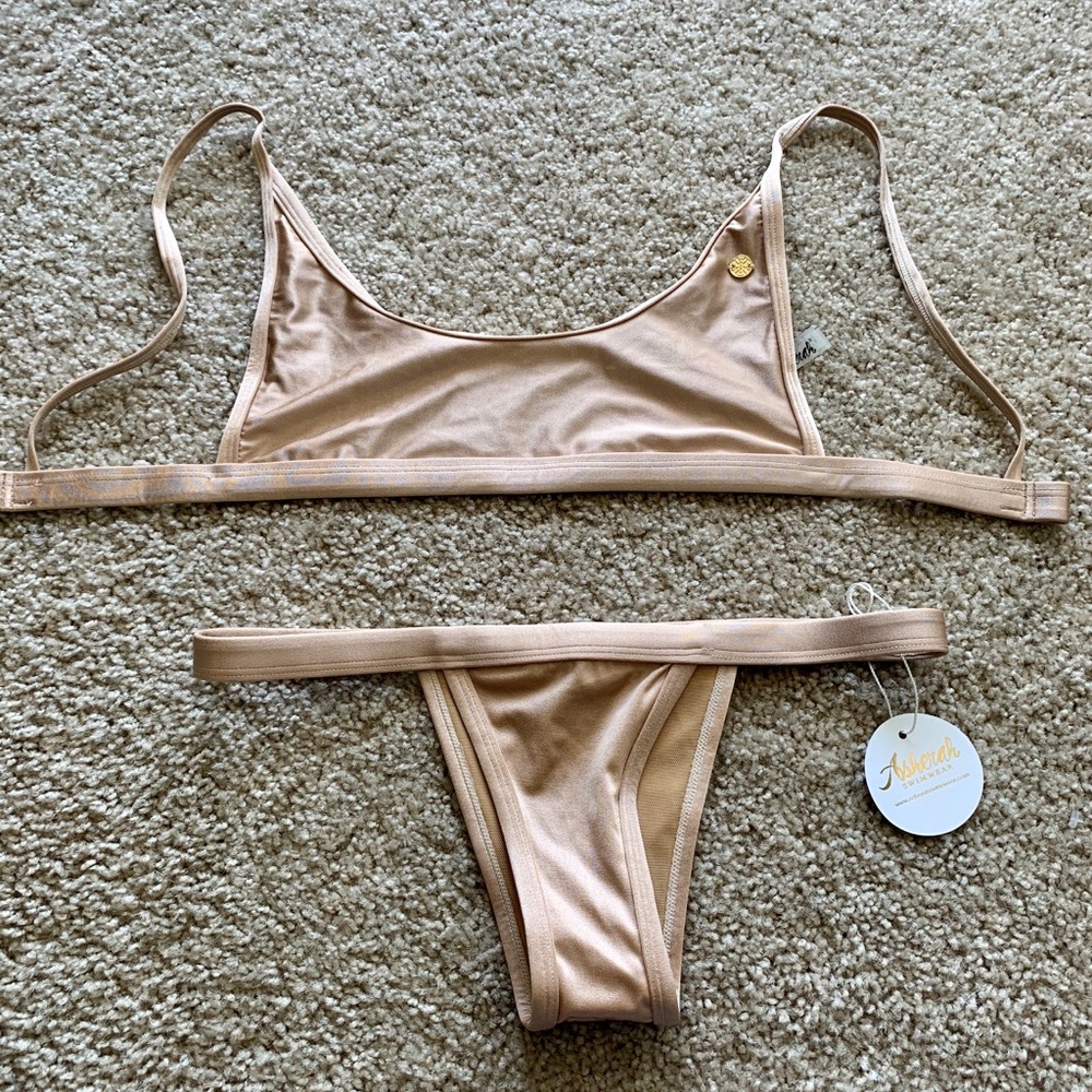 Asherah Swimwear Shinny Nude Bikini